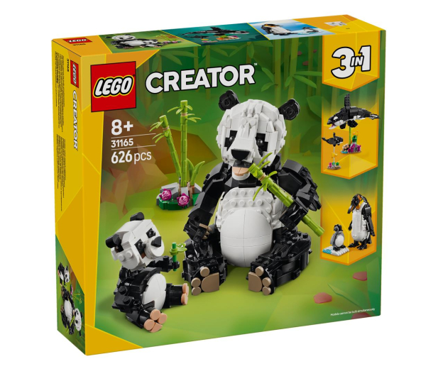 LEGO Creator 3 w 1 31165 Dzikie zwierzęta: rodzina pand - 1283668 - zdjęcie 2
